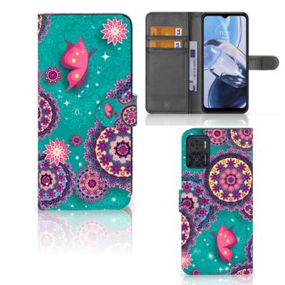 Motorola Moto E22 | E22i Hoesje Cirkels en Vlinders