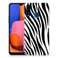 Samsung Galaxy A20s | TPU Hoesje | Zebra - thumbnail