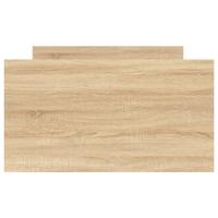 Bedframe met lades sonoma eikenkleurig 90x200 cm - thumbnail