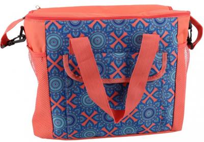 Gerimport koeltas 36 x 23 x 31 cm 20 liter polyester rood/blauw Gerimport koeltas 36 x 23 x 31 cm 20 liter polyester rood/blauw