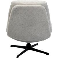 Kare Design Columbia Draaifauteuil en voetensteun - thumbnail