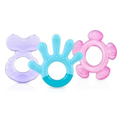 3-fasen bijtringen - NUBY - 3-stappen bijtring - Geschikt voor de koelkast - Vanaf 3 maanden - Blauw / Paars / Roze 3-fasen bijtringen - NUBY - 3-stappen bijtring - Geschikt voor de koelkast - Vanaf 3 maanden - Blauw / Paars / Roze