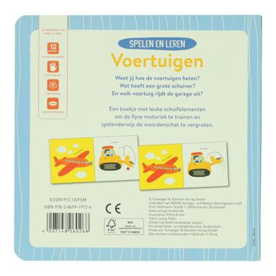 Wins Holland Schuifboekje spelen en leren voertuigen