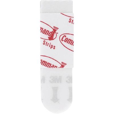 Command posterstrip, small, draagvermogen 225 gram, wit, blister van 12 stuks
