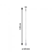 Paulmann Deco Pendel Hanglamp URail E14 Chroom (mat) - thumbnail