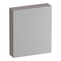 Brauer Impress Deluxe Spiegelkast - 60 cm - met interne en externe Verlichting - 1 Rechtsdraaiende Dubbelzijdige Spiegeldeur - Timber Greige - thumbnail