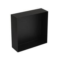 Inbouwnis Plieger Inbox Wand 30x30x10cm Waterproof Zwart - thumbnail