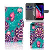 Apple iPhone 7 Plus | 8 Plus Hoesje Cirkels en Vlinders - thumbnail