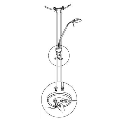 Eglo Staande LeeslampBaya brons - 85974