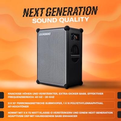 Soundboks Gen. 4 Black Bluetooth performance speaker