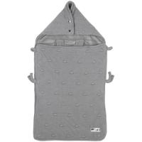 Meyco autostoel voetenzak Knots grijs - thumbnail