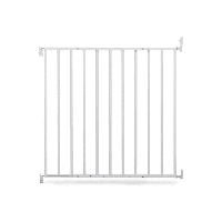 Geuther | Lara Metalen Uitschuifbaar Traphekje | Schroefhekje met Boren | Veiligheidshekje met Muurbevestiging | Wit | Van 60 tot 107cm - thumbnail