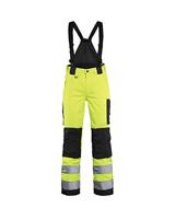 Blåkläder Dames Winterwerkbroek High-Vis 78851977 | High-Vis Geel/Zwart | Maat 40 - 7330509551172 - thumbnail