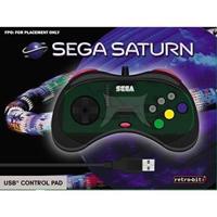 Retro-Bit - SEGA Saturn USB Controller (Slate Grey) - thumbnail