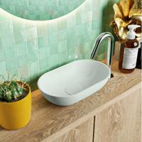 MONDIAZ POOLE solid surface opzetkom kleur Greey | Greey. Afmeting 30x18x8cm - thumbnail