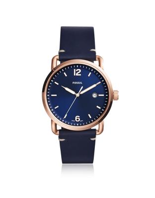 Fossil Herenhorlogemet blauwe wijzerplaat en blauwe wijzerplaat FS5274