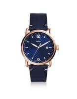 Fossil Herenhorlogemet blauwe wijzerplaat en blauwe wijzerplaat FS5274 - thumbnail