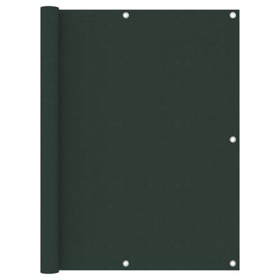 Balkonscherm 120x400 cm oxford stof donkergroen Balkonscherm 120x400 cm oxford stof donkergroen