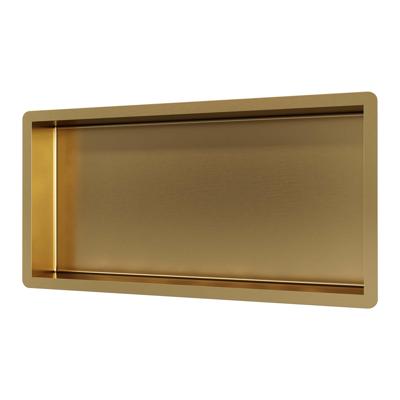 Inbouwnis Brauer Gold Edition 30x60 cm Geborsteld Goud PVD Inbouwnis Brauer Gold Edition 30x60 cm Geborsteld Goud PVD