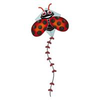 Kites Ready 2 Fly - pop-up nylon vlieger lieveheerstbeestje - thumbnail