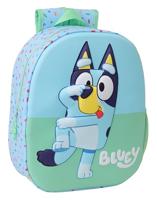 Schoolrugzak Bluey Blauw 27 x 33 x 10 cm - thumbnail