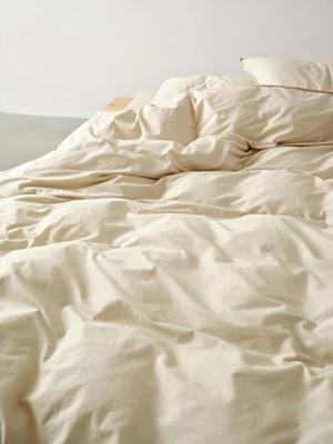 Marc O&apos;Polo Senja Dark sand dekbedovertrek