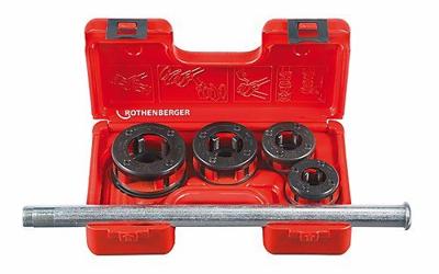 Rothenberger Schroefdraadsnijijzerset | 1/2, 3/4, 1, 1 1/4 inch | 1 stuk - 070781X 070781X