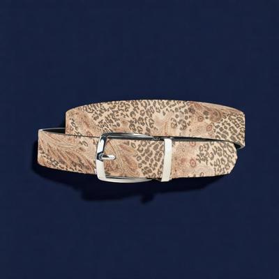 Sand Paisley Panther (Riem) Lureaux - Nette Riemen Voor Heren
