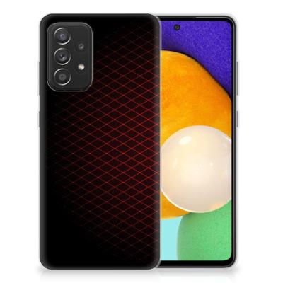 Samsung Galaxy A52 (5G/4G) | TPU bumper | Geruit Rood Samsung Galaxy A52 (5G/4G) | TPU bumper | Geruit Rood