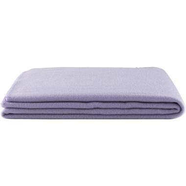 Fleeceplaid Basic - lila -125x150 cm