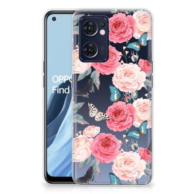 OPPO Reno 7 5G | Find X5 Lite | TPU Case | Butterfly Roses OPPO Reno 7 5G | Find X5 Lite | TPU Case | Butterfly Roses