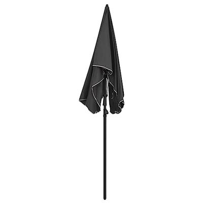 VidaXL Parasol met paal 200x130 cm antracietkleurig