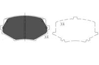 Remblokken set KBP4527 - thumbnail