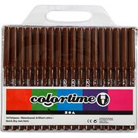 Creativ Company Bruine stiften, 18st. - thumbnail