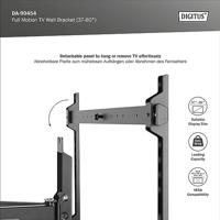Digitus DA-90454 TV-beugel Variabele afstand tot de muur 114,3 cm (45) - 177,8 cm (70) Uittrekbaar, Kantelbaar, Kantelbaar en roteerbaar - thumbnail