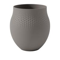 Villeroy & Boch Manufacture Collier Taupe Vaas Perle L 18cm - thumbnail