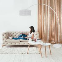 Steinhauer Witte booglampSparkled met wit sizoflor - 7168W - thumbnail