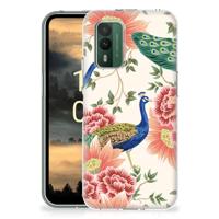 TPU Hoesje voor Nokia XR21 Pink Peacock - thumbnail