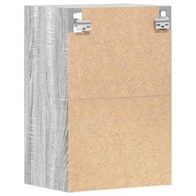 Hangkast 40x29,5x60 cm bewerkt hout grijs sonoma eikenkleurig Hangkast 40x29,5x60 cm bewerkt hout grijs sonoma eikenkleurig