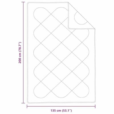 Zomer Dekbed met kussen 2 pcs Wit Microvezel