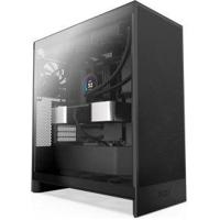 NZXT h7 flow (2024) midi tower behuizing (zwart | 2x usb-a | 1x usb-c | tempered glass) - thumbnail