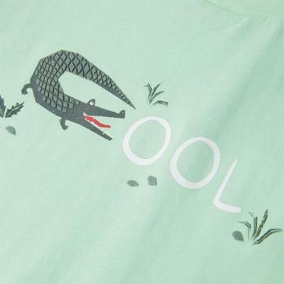 Kindershirt met korte mouwen 92 lichtgroen Kindershirt met korte mouwen 92 lichtgroen