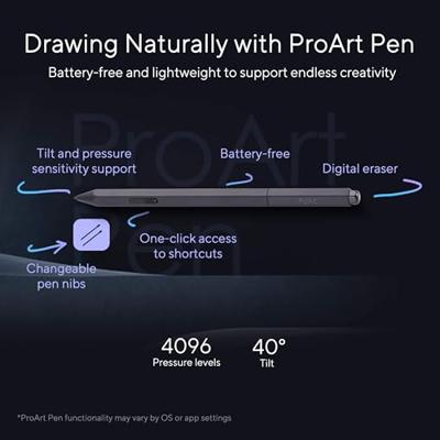 ASUS ProArt Pen MPA01 stylus-pen 10 g Zwart