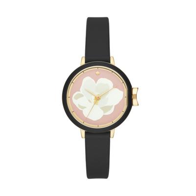 Horlogeband Kate Spade New York KSW1417 Rubber Zwart 12mm