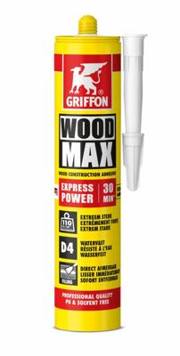 Griffon houtconstructielijm - Wood Max Express Power - 380 gram - 6313648 Griffon houtconstructielijm - Wood Max Express Power - 380 gram - 6313648