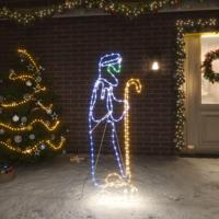 Kerstfiguren herder en lam met 168 LED's 102,5x35 cm - thumbnail