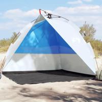 VidaXL Strandtent waterdicht snelontgrendeling azuurblauw - thumbnail