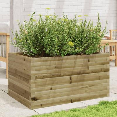 VidaXL Plantenbak 90x60x45,5 cm geïmpregneerd grenenhout