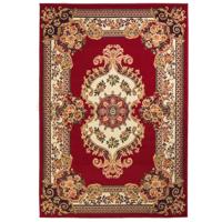 vidaXL Tapijt oosters 120x170 cm rood/beige - thumbnail