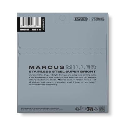 Dunlop Marcus Miller MD-4 Super Bright bassnaren 45 -105